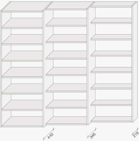 Lema Модульная оборудованная стена Selecta noce l sun-id-1490585 - Вид №3