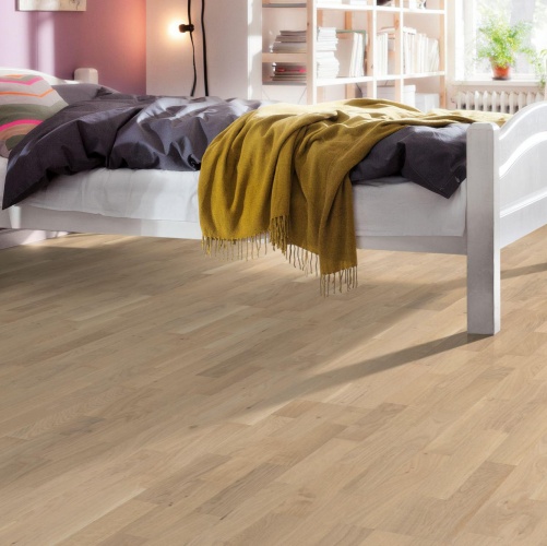 Паркетная доска Haro 4000 Series Top connect выбеленный Дуб Натур с брашью (Текстурированная) 2200х180 мм 531987 - Вид №9