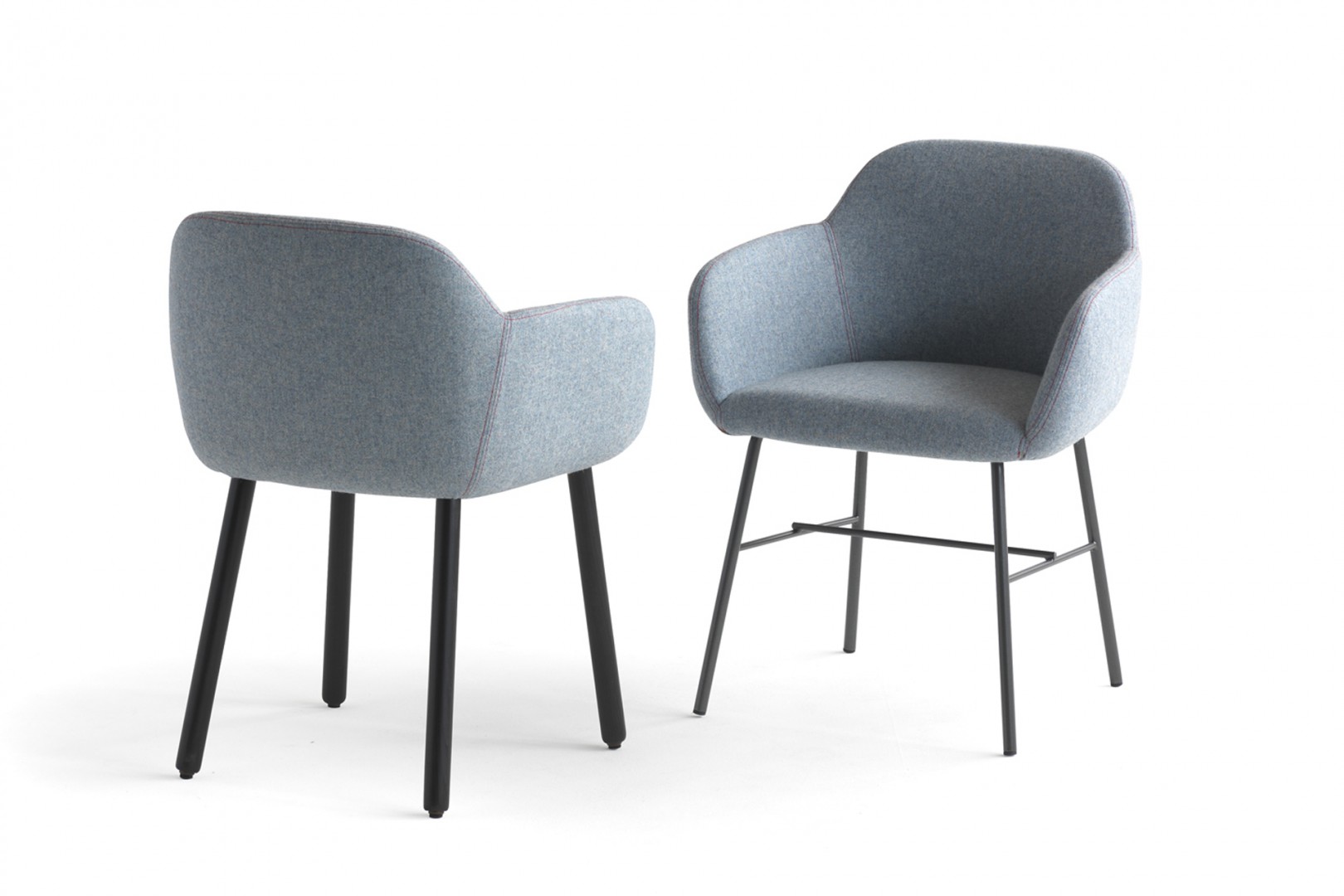 Myra 657 Кресло с четырьмя ножками с деревянной рамой и тканевой обивкой. Выпускается из пенопласта с впрыском политуретана в соответствии с правилами пожарной безопасности Великобритании. Et al. Myra - Вид №3