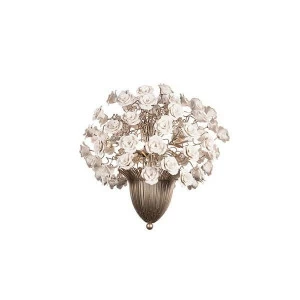 Люстра FLORA (малая) серебро, золото, белая AM015 UNICO ДИЗАЙНЕРСКИЕ 255284 Серебро;золото;белый