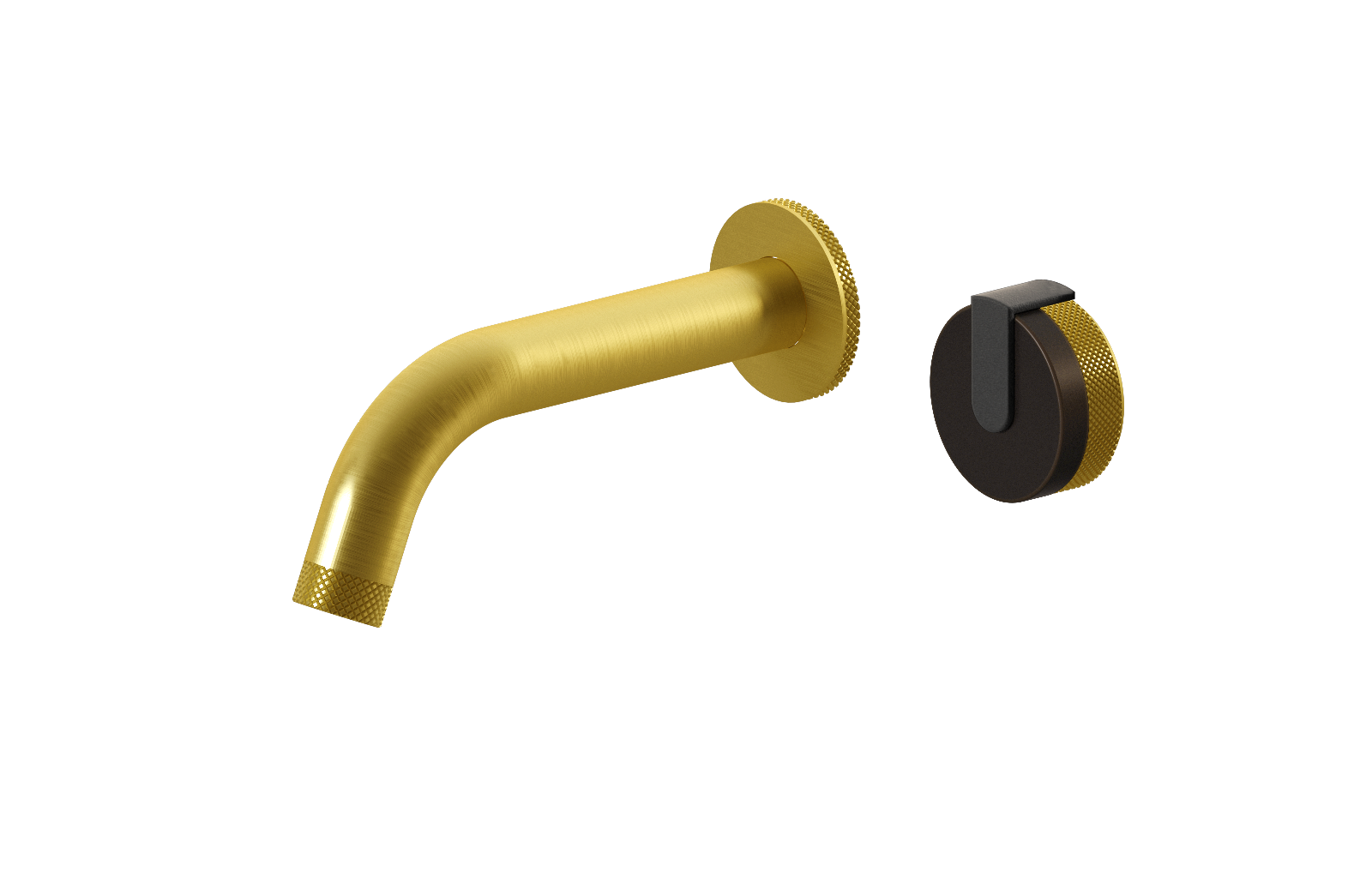 E-11535-R1OB-L1BK-BB Настенный прогрессивный смеситель скрытого монтажа для раковины GRAFF MOD+