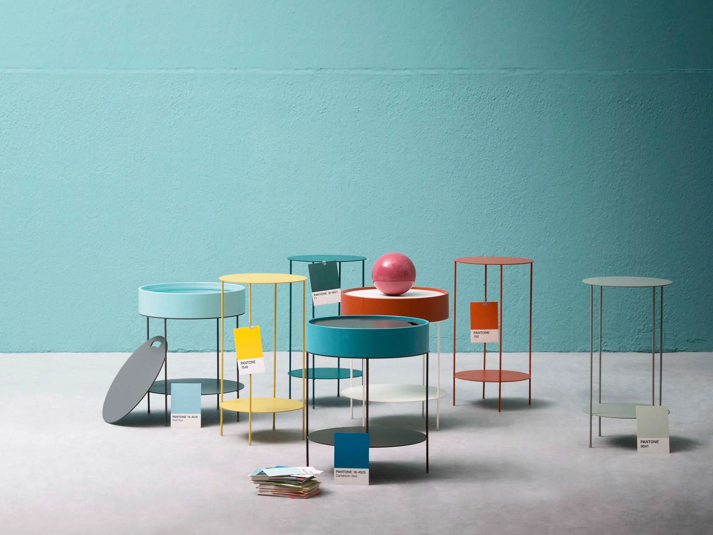 Высокий круглый металлический журнальный столик Alf DaFrè WOK ARCH-00116846 - Вид №3