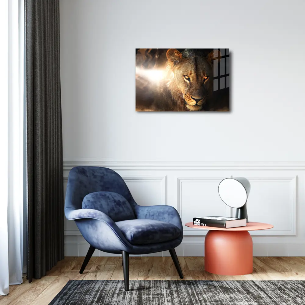 Картина на стекле Львица 40x60 см 85282951 STLM-2208873 ARTABOSKO  - Вид №3