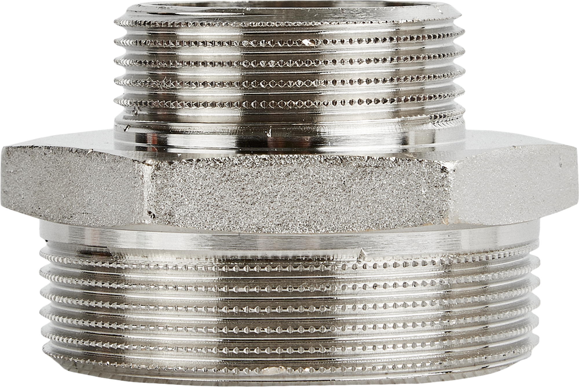 Ниппель латунный STOUT 2x1¼" наружная резьба никелированный 82238818 STLM-0022623 - Вид №4