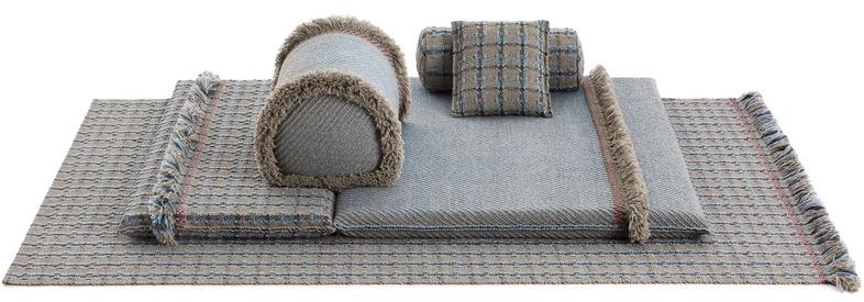 GAN Прямоугольный коврик из полипропилена геометрической формы для улицы Garden layers sun-id-1353062 - Вид №2