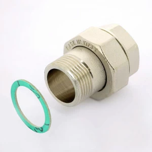 Разъемное соединение НВ с прокладкой O-ring никелированное TIEMME 1"1/2
