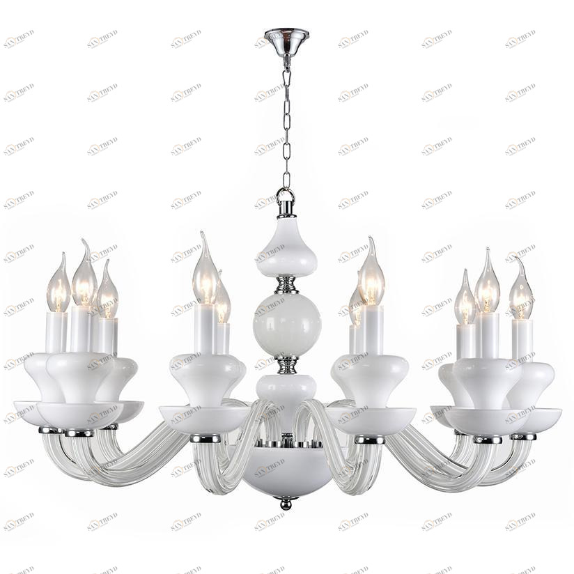 Подвесная люстра Newport 1910/S white NEWPORT ДИЗАЙНЕРСКИЕ 137741 Белый 