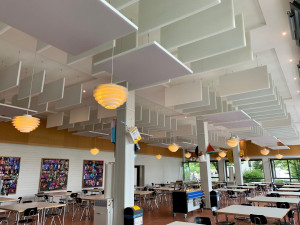 Акустическая подвесная панель из ПЭТ