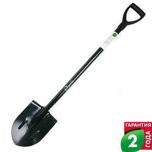 Лопата штыковая остроугольная Geolia 120 см сталь, с черенком 15033374 STLM-2190884