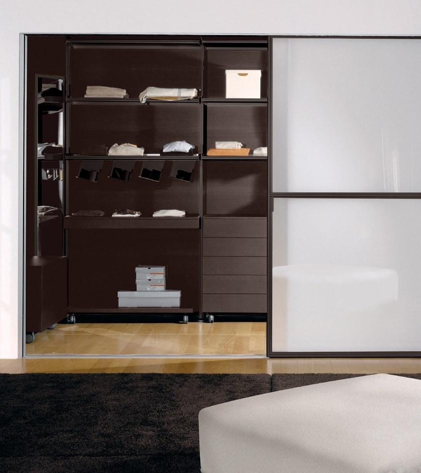 Longhi Угловая гардеробная Aluminiun chic – doors Serie 400 - Вид №1