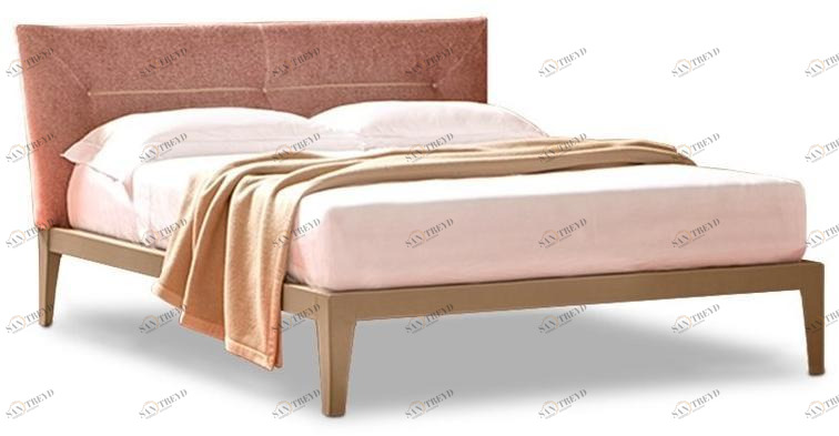 ESTEL GROUP Двуспальная кровать с мягким изголовьем sun-id-1410543