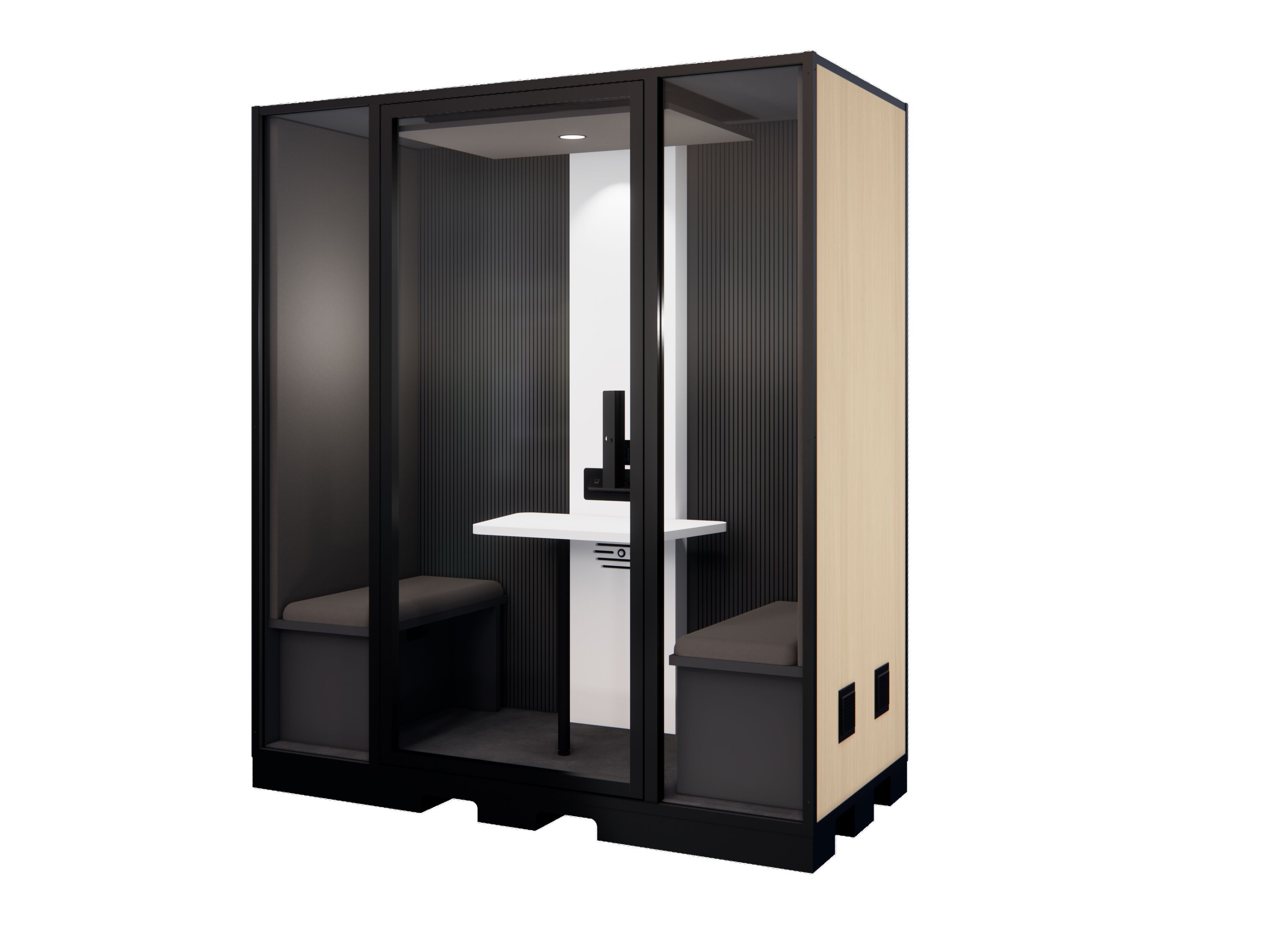 Акустическая офисная кабина со встроенным освещением Blabla-Cube Indus ARCH-00021591 - Вид №1