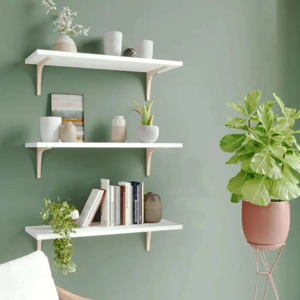 Кронштейн Spaceo 15x25 см нагрузка до 25 кг цвет дерево 2 шт 85002136 STLM-2151637 - Вид №2