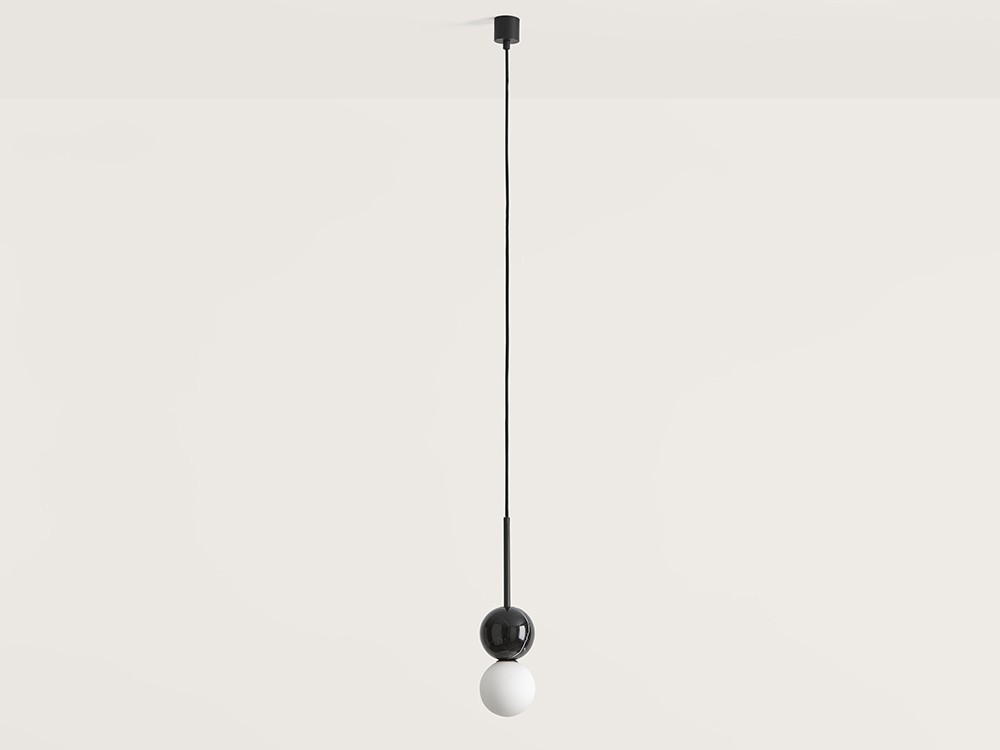 092136 Подвесной светильник черный - черный мрамор Aromas del Campo Dalt