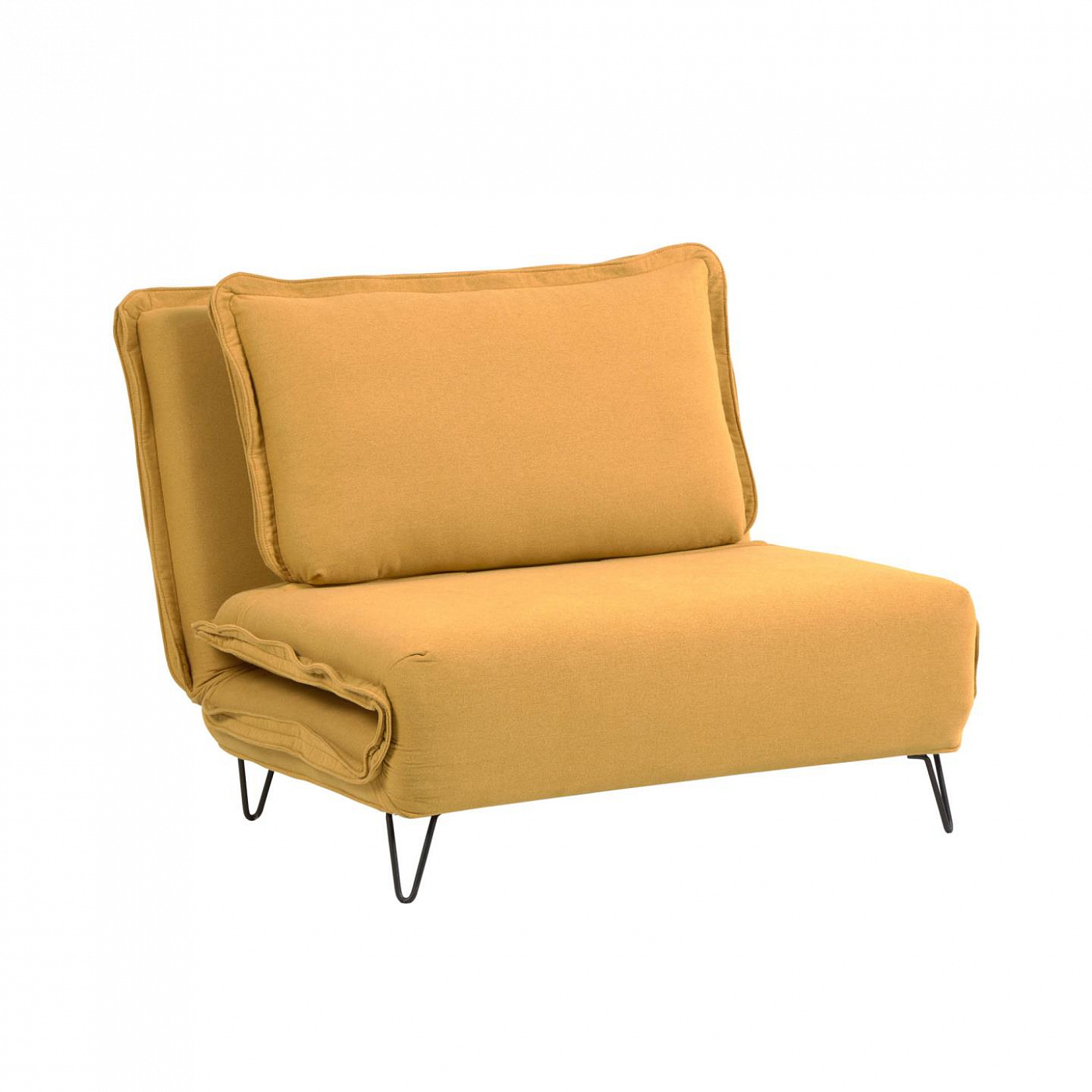 091504 Диван-кровать горчично-желтый 105 cm La Forma Miski  - Вид №1