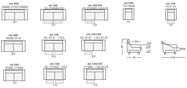 Egoitaliano Регулируемый кожаный диван с электроприводом sun-id-1484922 - Вид №3
