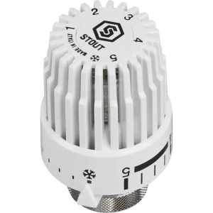 Термостатическая головка газовая Stout SHT-0001-003015 M30x1.5 белая 82432074 STLM-2090308