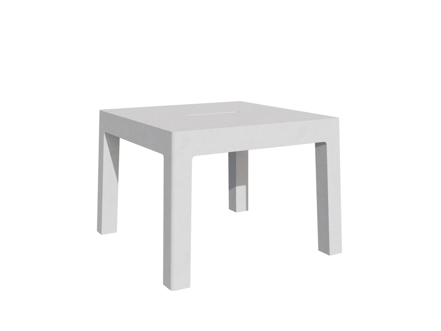 Бетонный квадратный стол для общественных мест amop Lugarcomum ARCH-00071163 - Вид №1