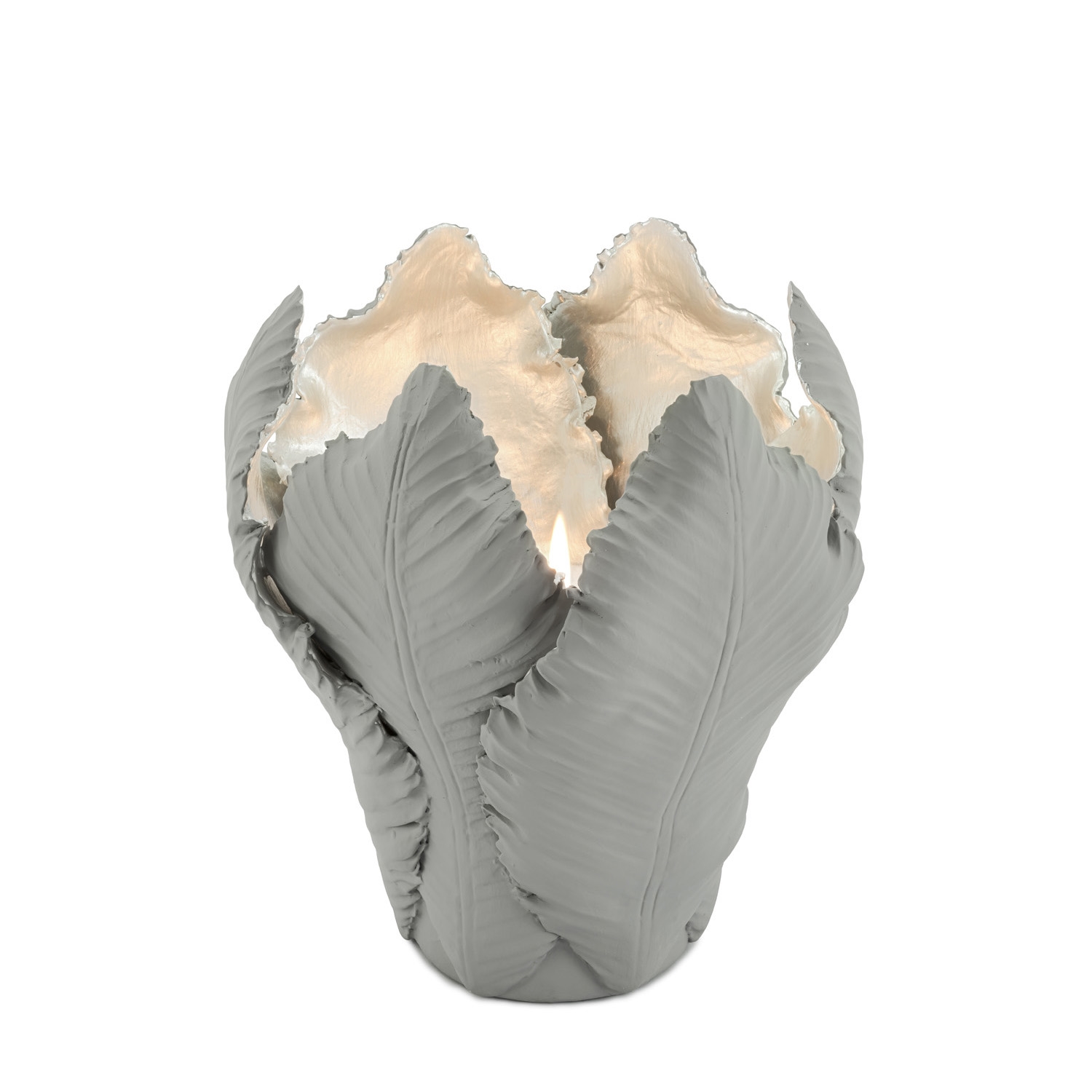 300050-BS ABHIKA ПОДСВЕЧНИК ТЮЛЬПАН BLACK/SILVER  - Вид №9