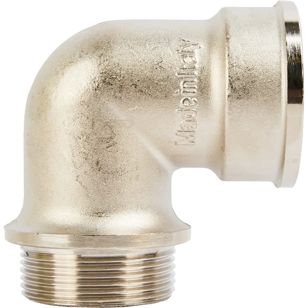 Угол 90° с упором Stout 1 1/2" ВР-НР мм никелированная латунь 82238970 STLM-2064141  - Вид №1