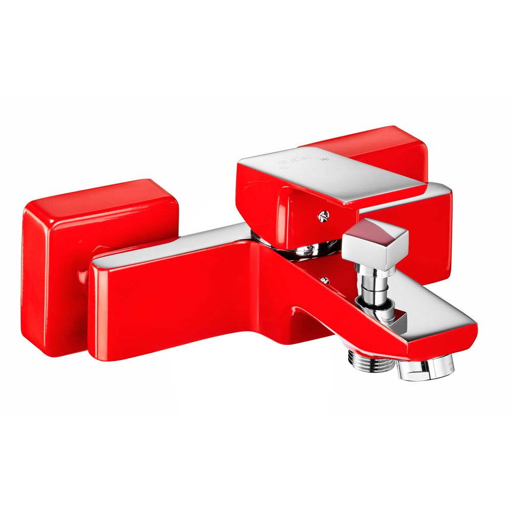 103302469  Смеситель для ванны Tiera - Красный-Хром Eca  - Вид №1