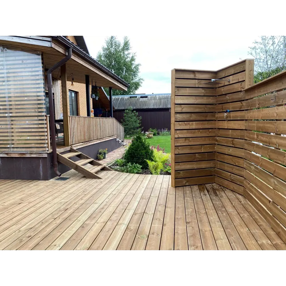 Доска импрегнированная 15x90x2000 мм хвоя сорт Оптима РУСШПАЛА STLM-2196619 - Вид №3