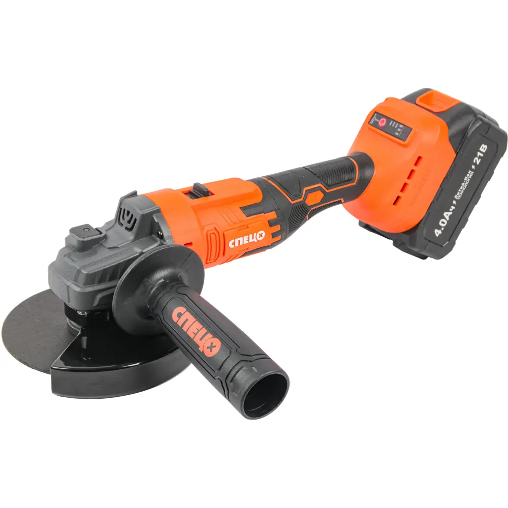 Аккумуляторная болгарка СПЕЦ БШУ-21Б 125 мм с двумя АКБ 89386886 STLM-1399370 - Вид №2