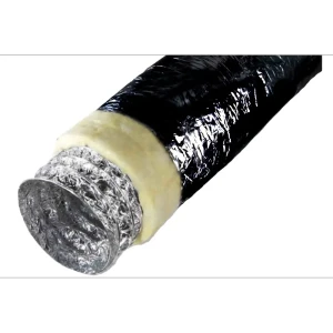 91192814 Воздуховод гибкий Diaflex ISODFAm D152 мм 5 м фольга цвет черный STLM-1507530