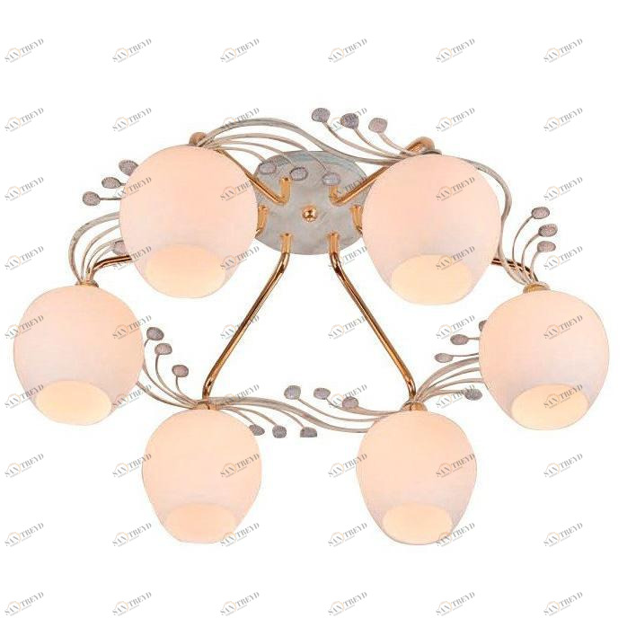 Потолочная люстра Citilux Сюита CL153162 CITILUX СЮИТА ЗОЛОТО 182756 Белый 