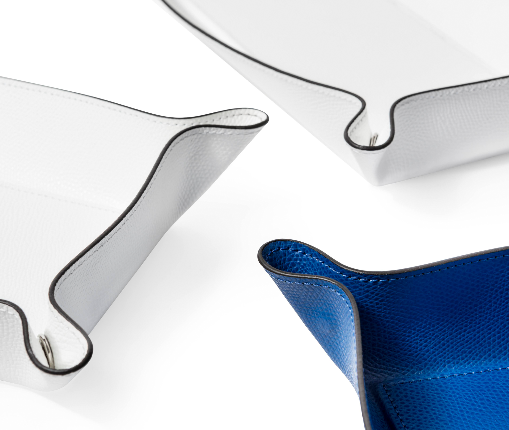 Прямоугольный поднос для мелочей - 10x15 см / тканая кожа_coffee Pinetti 00.1139.061.015 - Вид №3