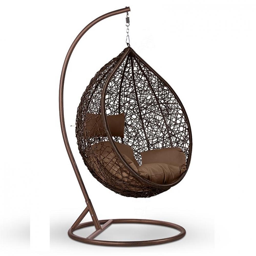 Подвесное кресло коричневое "Алим" Brown AFINA  286090 Бежевый;коричневый  - Вид №2
