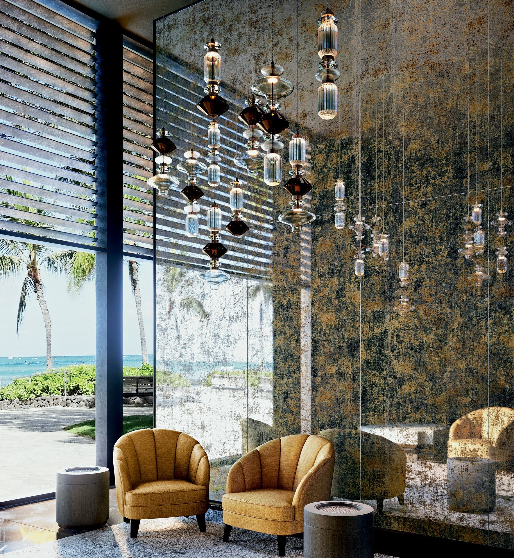 Тканевое кресло с подлокотниками Sicis Diamond ARCH-00053894 - Вид №2