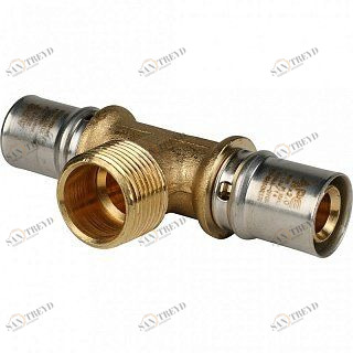 Тройник переходной STOUT НР 20х3/4"х20 под пресс SFP0008203420