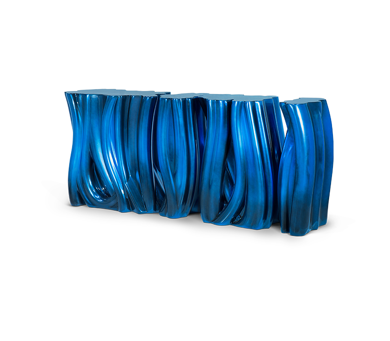 0-041 Монохромный синий буфет Boca Do Lobo  - Вид №9