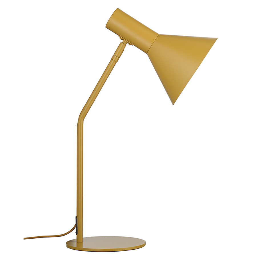 2509_359011 Лампа настольная lyss, 50х25хD18 см, миндальная матовая Frandsen  - Вид №5