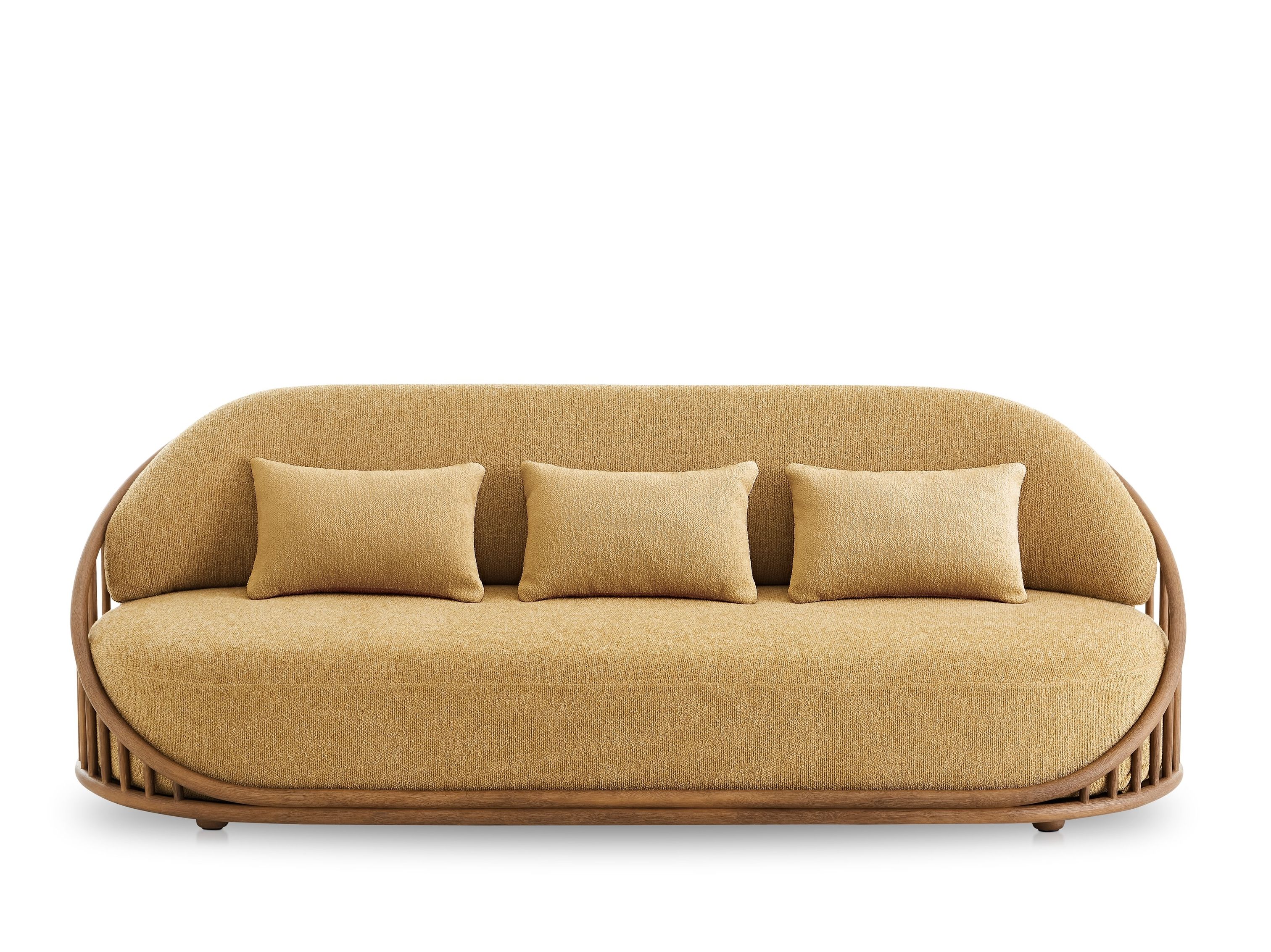 3-местный диван из ротанга EXPORMIM Бочка ARCH-00024414 - Вид №7