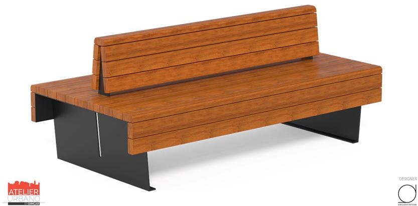 DIMCAR Окуме скамья со спинкой Flea G518 - Вид №1