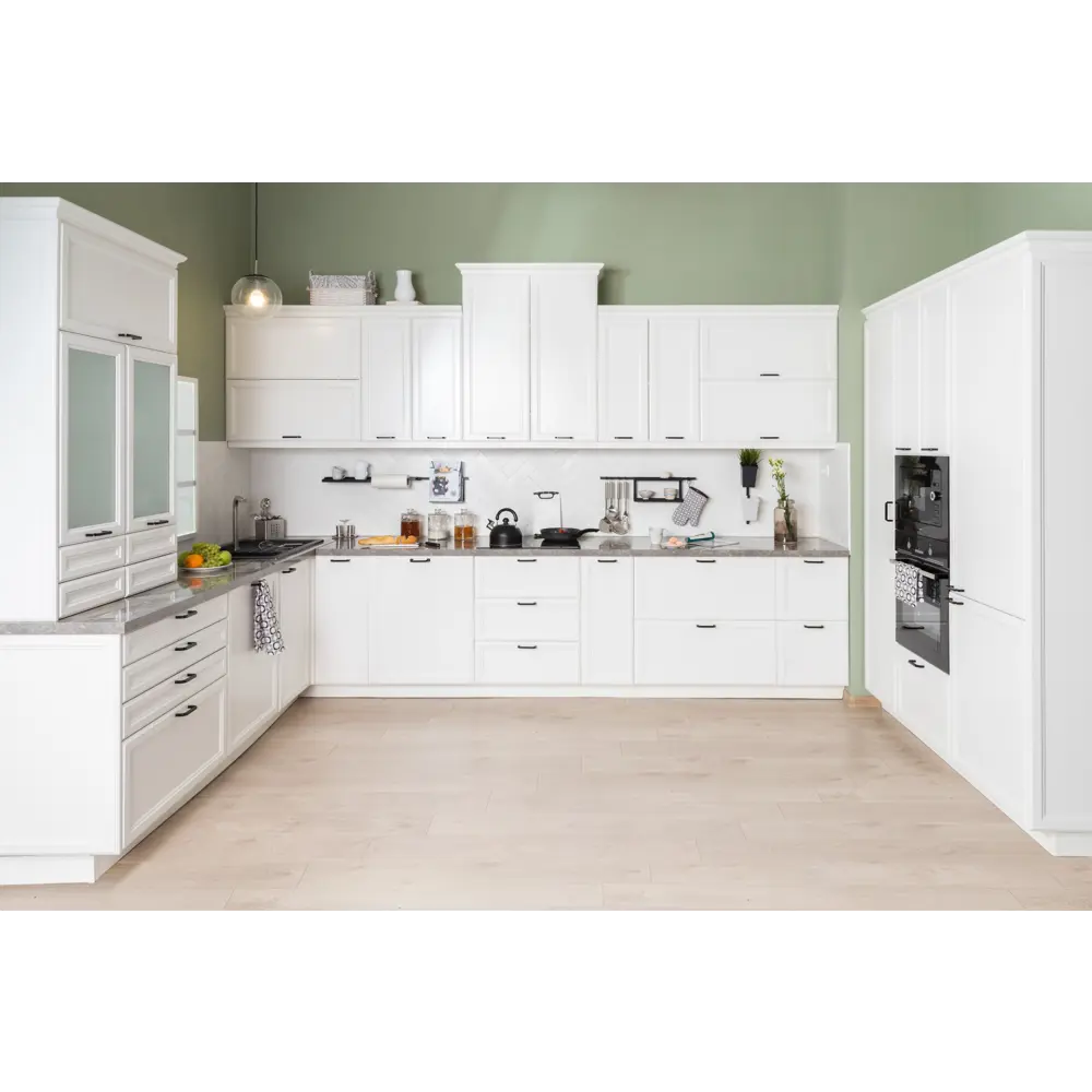 Фасад кухонный Delinia ID белый МДФ 39.7x25.3 см с тонкой рамкой 82011419 Реш STLM-0017525 - Вид №5