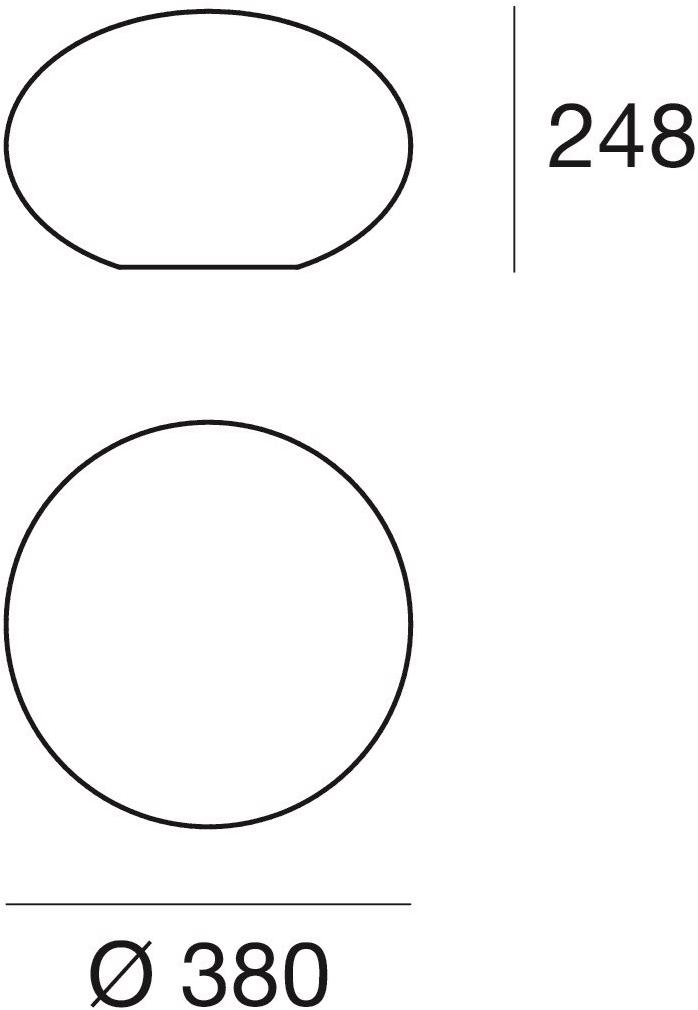 Linea Light Group Пластиковый светодиодный уличный потолочный светильник Oh! smash sun-id-1365948 - Вид №1