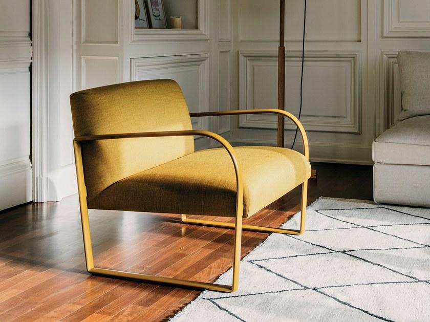 arper Кресло из ткани с подлокотниками Arcos sun-id-1403807 - Вид №3