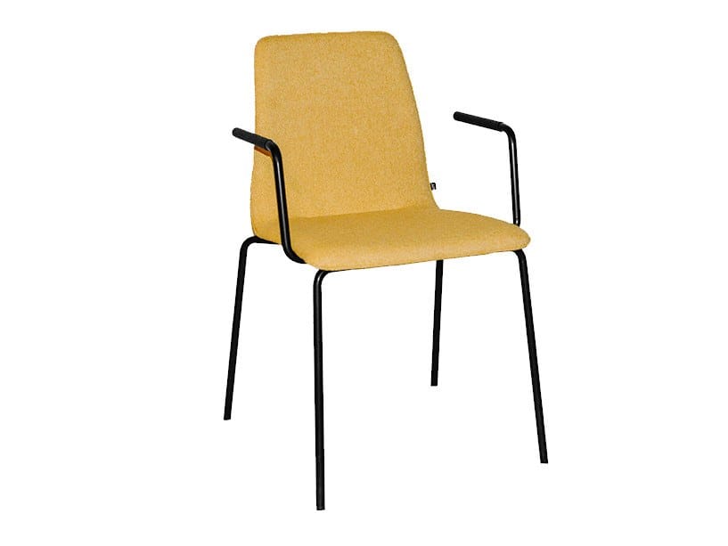 Мягкий штабелируемый стул с подлокотниками KFF Maverick ARCH-00064381
