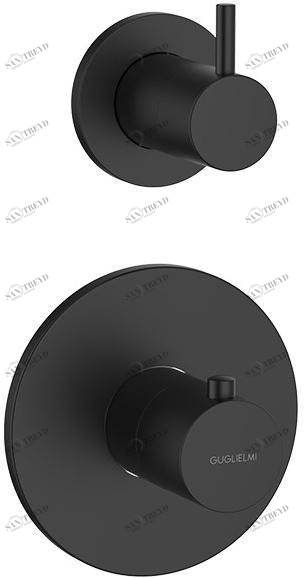 GUGLIELMI Смеситель для душа встраиваемый термостатический на 2 отверстия Sprint Fiin00970