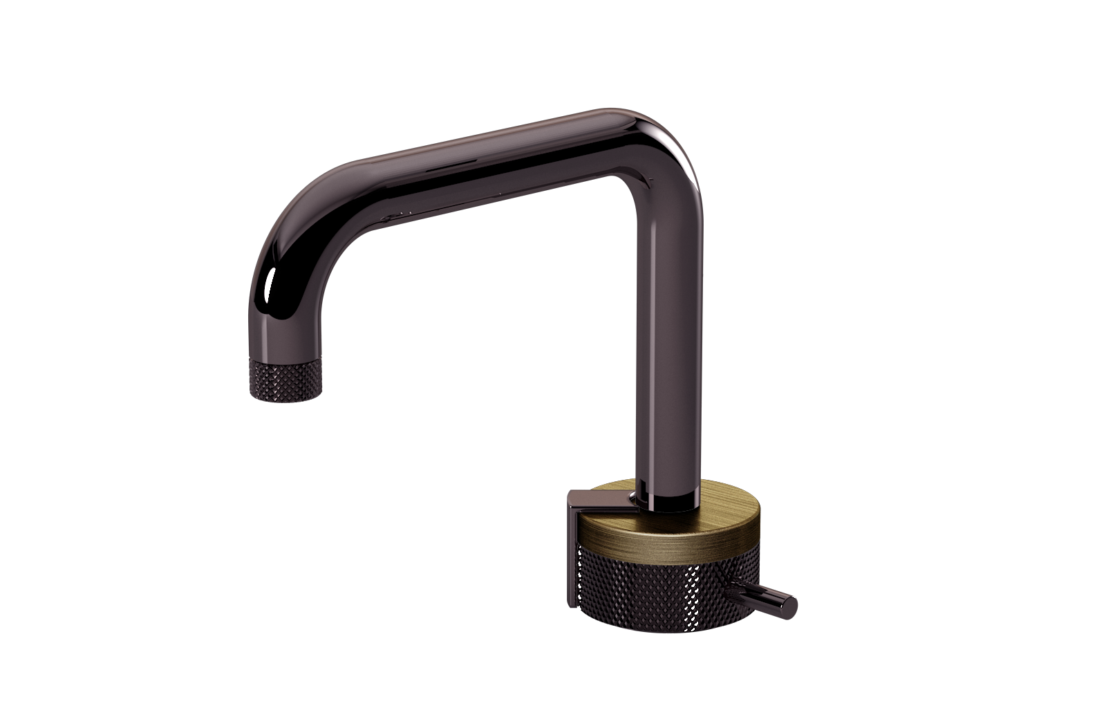 E-11500-R1VBB-L2OX-OX Однорычажный прогрессивный смеситель для раковины - излив 15,3см GRAFF MOD+