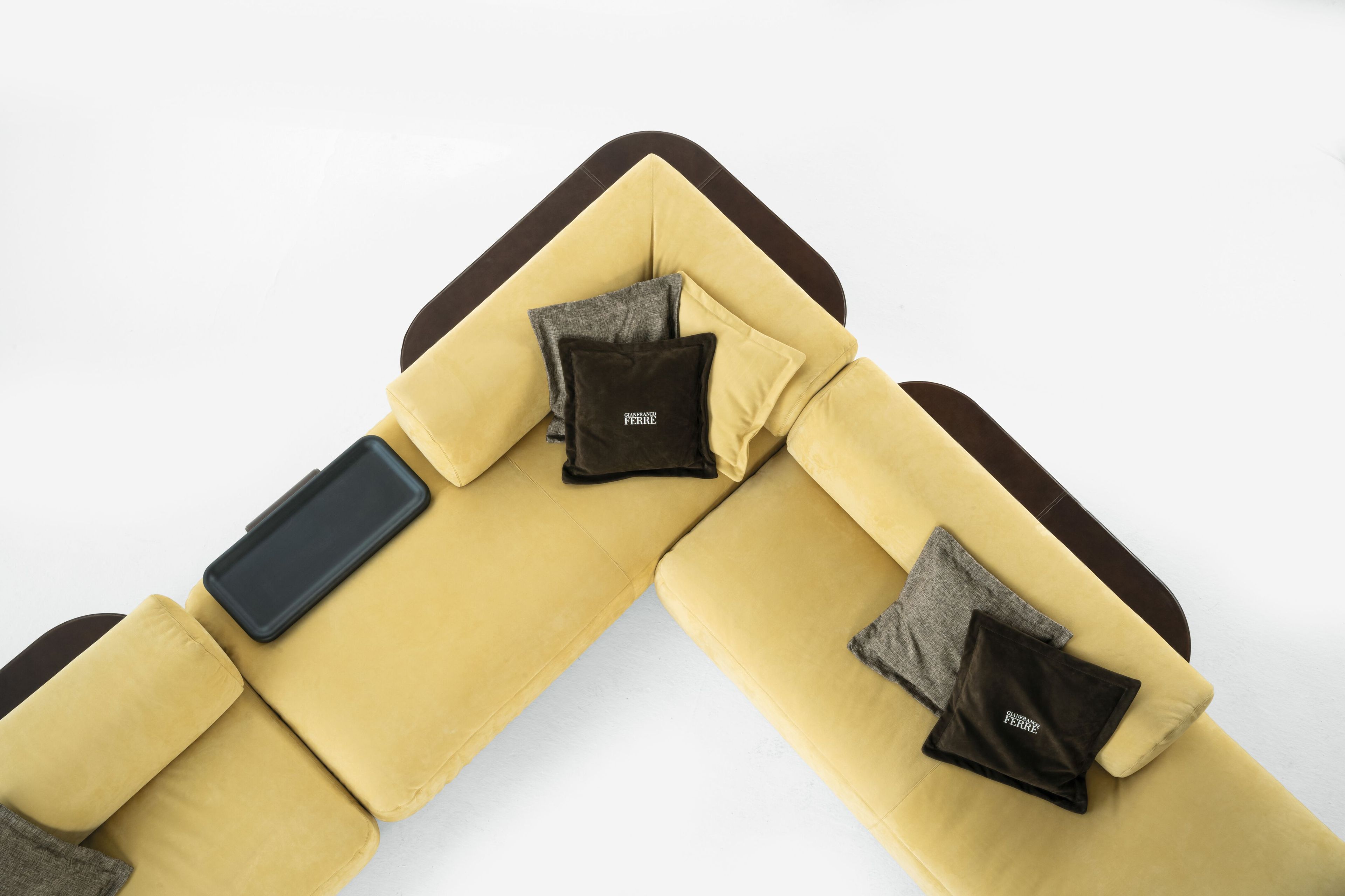 Диван из нубука Gianfranco Ferré Home Сиэтл ARCH-00011599 - Вид №5