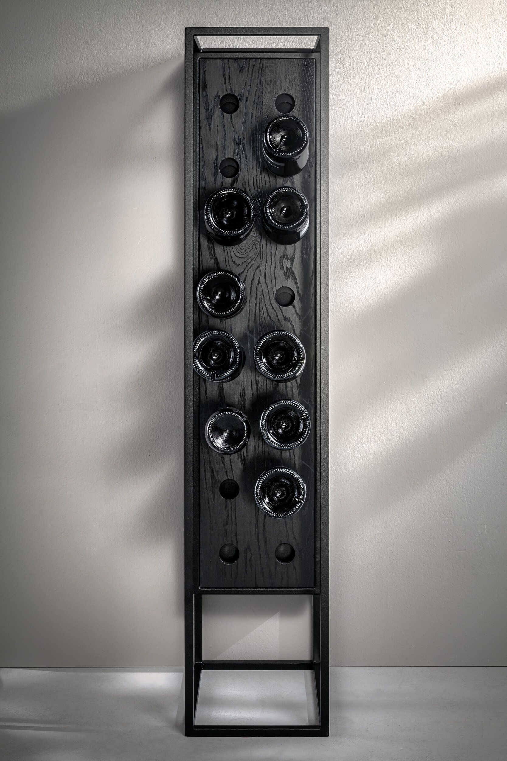 Напольная винная стойка из стали и дерева Canel Fucina Design TOTEM S ARCH-00089660 - Вид №1