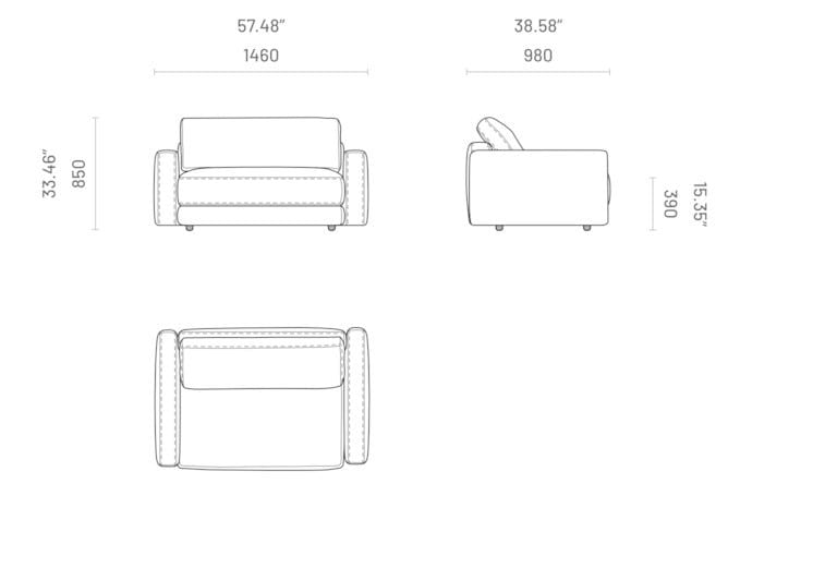 Модульный диван Domkapa EDWARD ARCH-00073709 - Вид №20