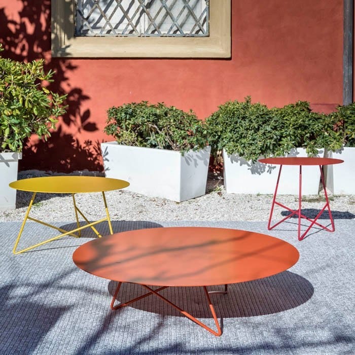 Круглый металлический садовый журнальный столик MEMEDESIGN ERMIONE OUTDOOR ARCH-00117548 - Вид №5