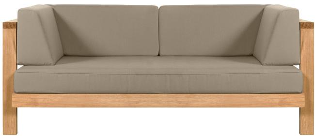 TRIBÙ 3-х местный тканевый садовый диван Pure sofa 01207 - Вид №1