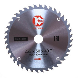 26639 Калибр Диск пильный "Калибр" 235х30х40z (арт.130335) 