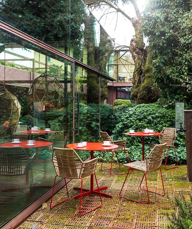 Стул из плетеной инженерной пластмассы с подлокотниками MOROSO Tropicalia ARCH-00054501 - Вид №6